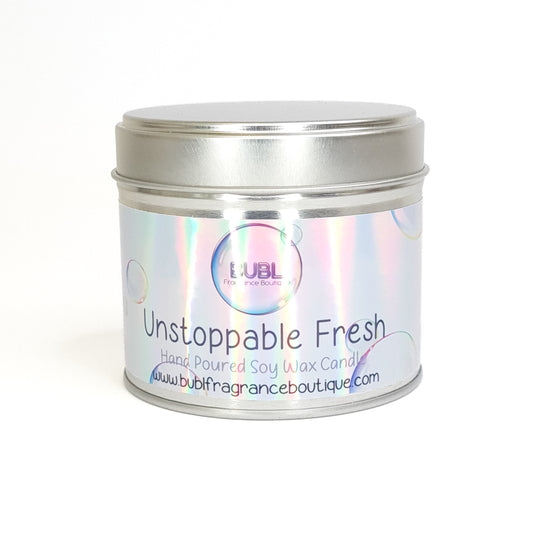 Unstoppable Fresh Hand Poured Soy Wax Candle