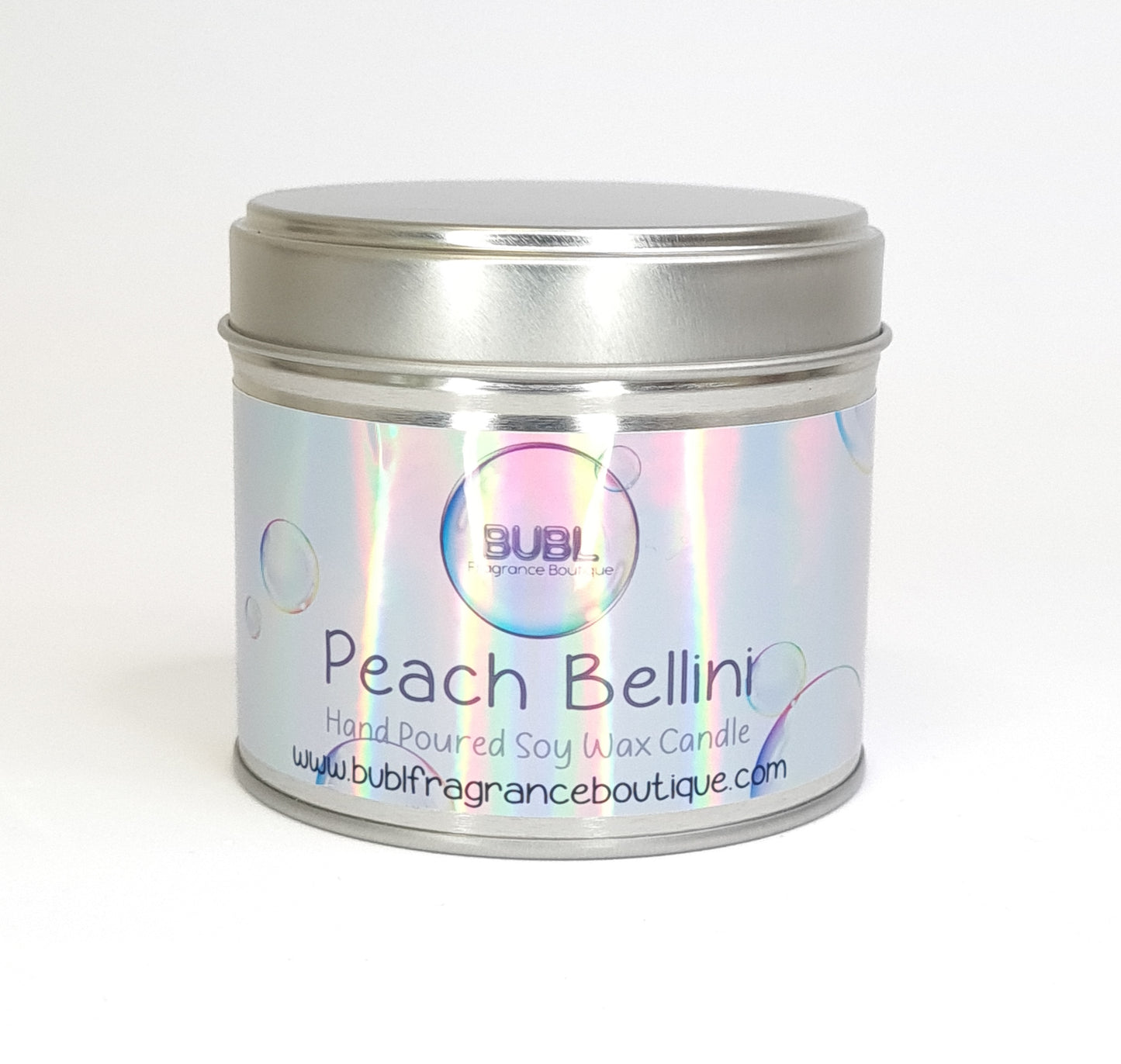 Peach Bellini Hand Poured Soy Wax Candle