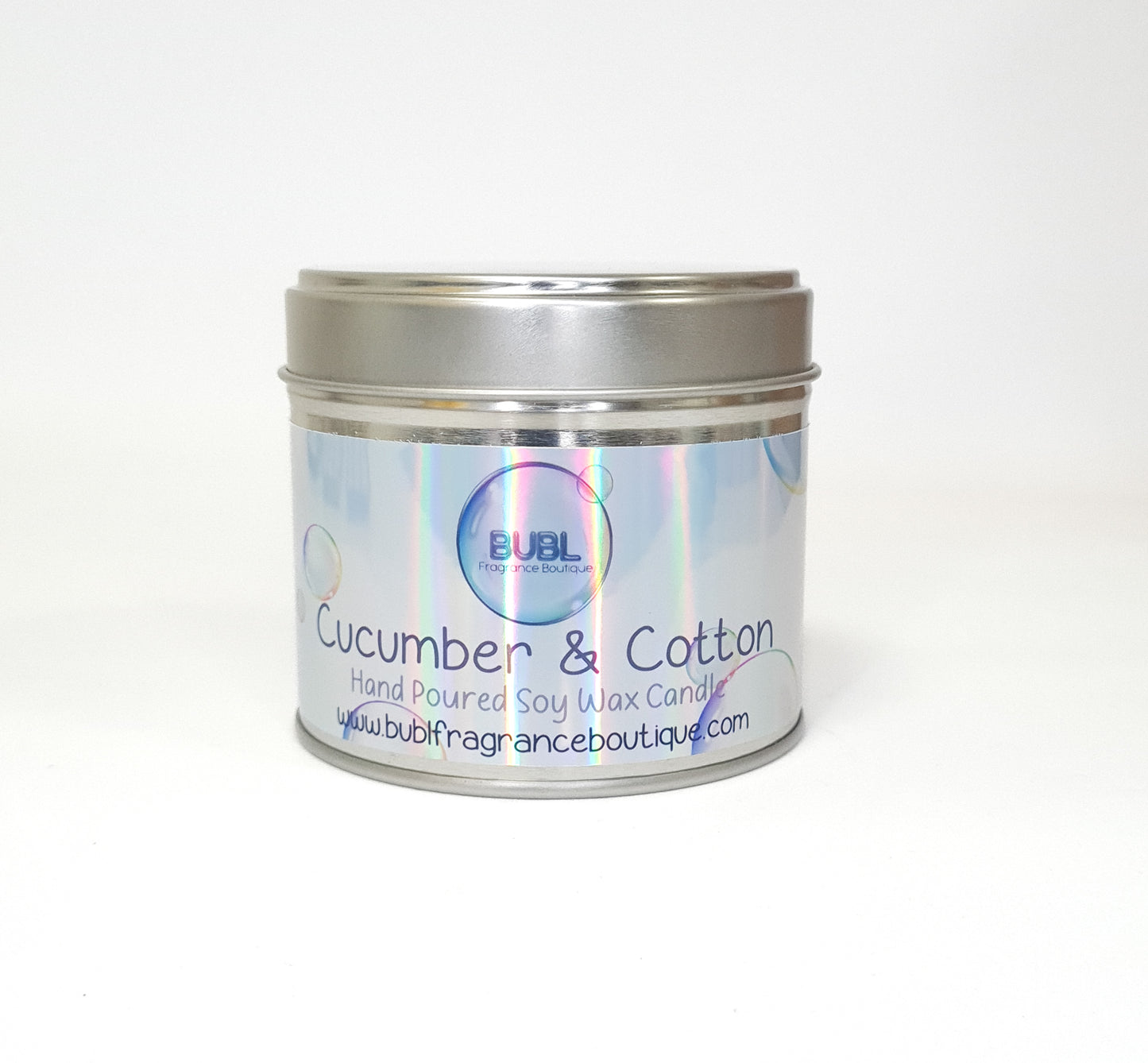 Cucumber & Cotton Hand Poured Soy Wax Candle