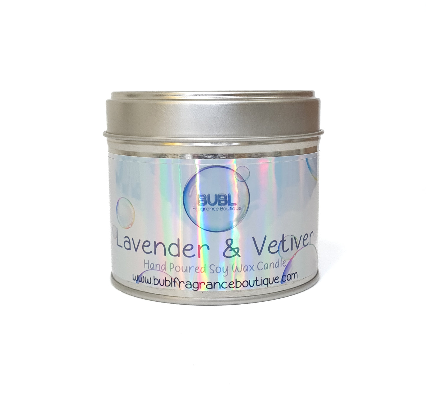 Lavender & Vetiver Hand Poured Soy Wax Candle